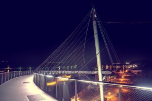 Schwebende Brücke Sassnitz - Urlaub an der Ostsee